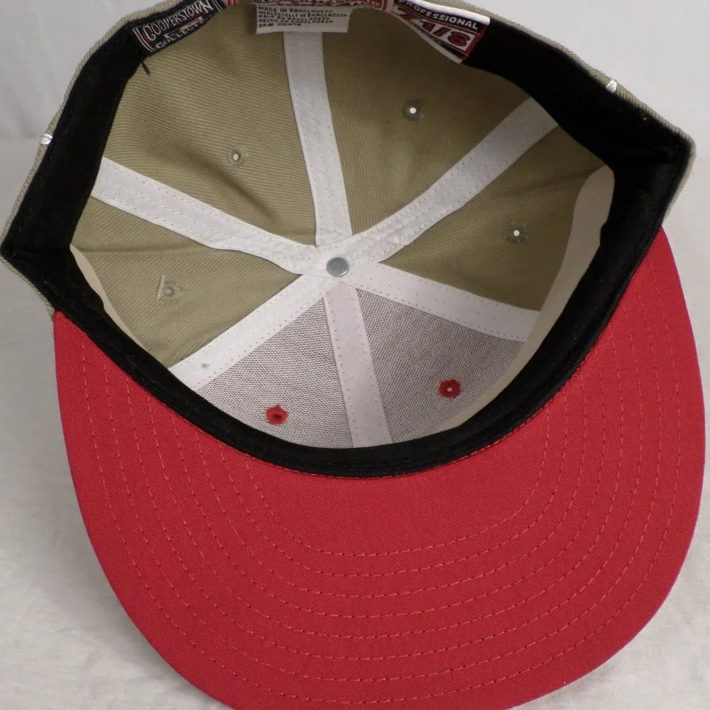 Cincinnati Reds American Needle Cooperstown Collection Fitted Size 7 1/8 Hat - Picture 4 of 8